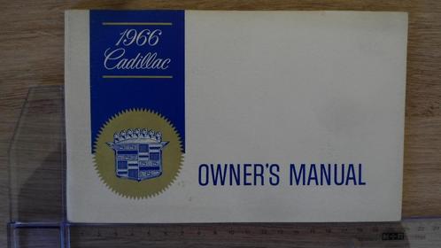 Manuel d'utilisation originel de la Cadillac 1966., Autos : Divers, Modes d'emploi & Notices d'utilisation, Enlèvement ou Envoi