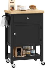 Chariot de cuisine à roulettes | LIVRAISON GRATUITE, Neuf, -, -, HOMCOM