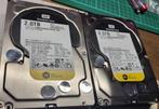 2 x WD Enterprise 2TB 7200t 64MB cacheschijven, Computers en Software, Harde schijven, Ophalen, Intern, Gebruikt, Seagate,Western Digital