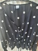 Toffe blouse met zwart-witte bolletjes maat 36 van H&M, Vêtements | Femmes, Blouses & Tuniques, H&M, Enlèvement ou Envoi, Taille 36 (S)