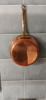 Nieuwe Koperen sauteuse pan 24 cm merk alpha brussels, Antiek en Kunst, Ophalen of Verzenden