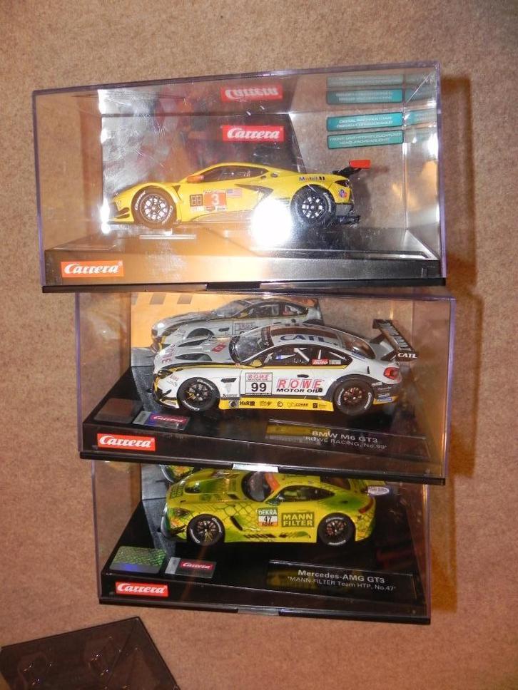 3 voitures Carrera Evolution GT3 Mercedes Chevrolet BMW, Enfants & Bébés, Jouets | Circuits, Comme neuf, Carrera, Enlèvement ou Envoi