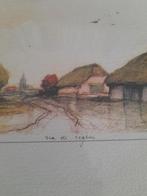 Reproductie van Dirk Baksteen „Na de regen”., Ophalen of Verzenden