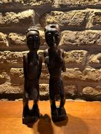 Houten beelden – Afrikaans koppel, handgesneden, Ophalen of Verzenden