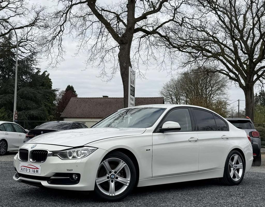 BMW 3 Serie 316 D Sport line 2014 Led Navi Airco Zetelverw., Auto's, BMW, 4 deurs, 4 cilinders, 116 pk, Wit