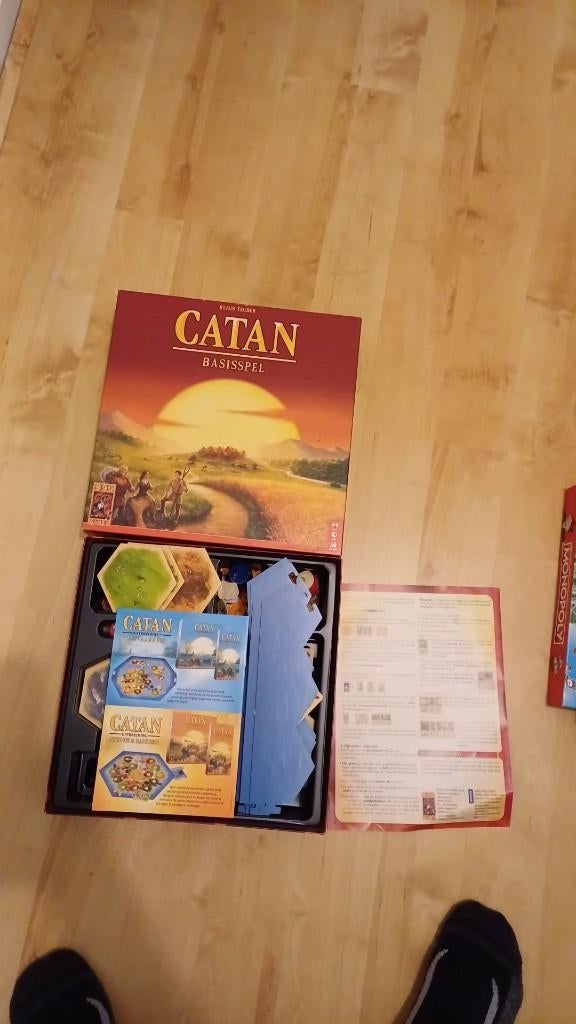 bordspel nieuw Kolonisten van Catan plastic versie 999 games, Een of twee spelers, Ophalen of Verzenden, Nieuw, 999 Games