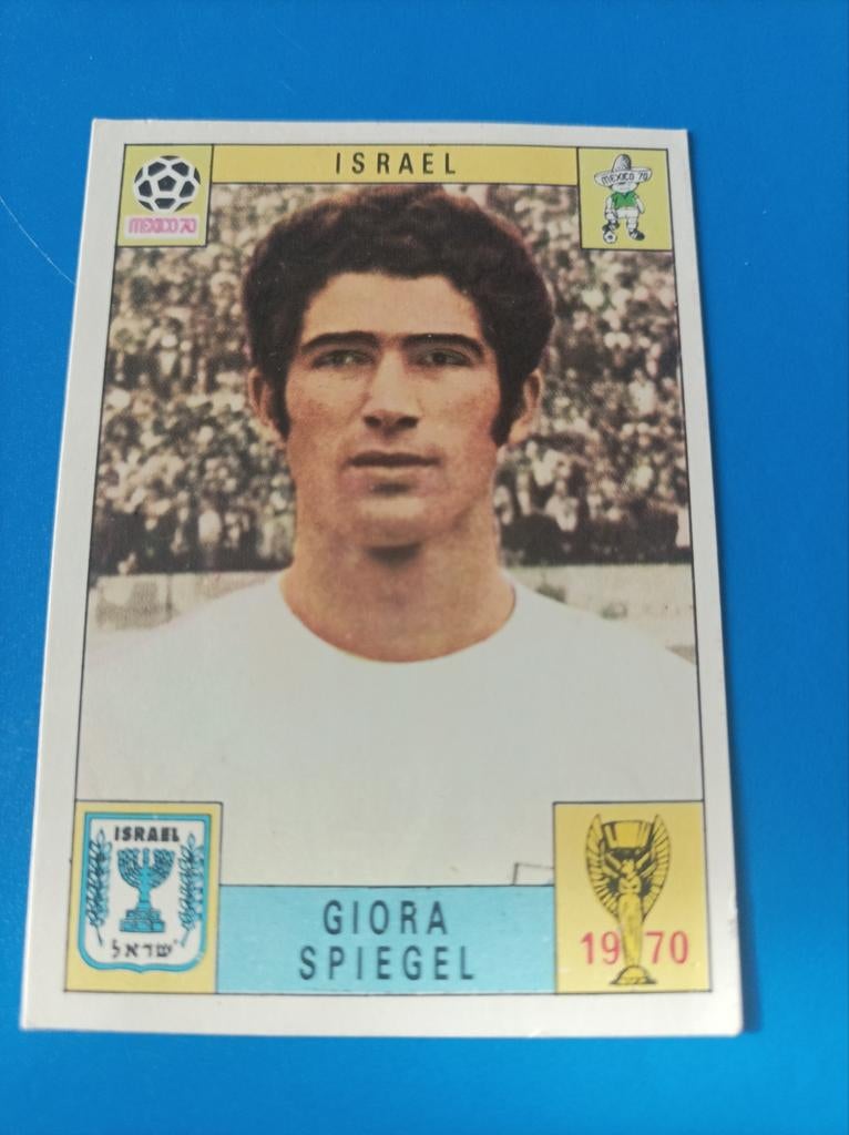 Panini Mexico 70, Israël Giora Spiegel, Ophalen of Verzenden