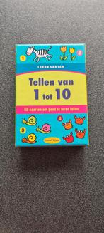 Leerkaarten Tellen van 1 tot 10, Ophalen of Verzenden, Nieuw