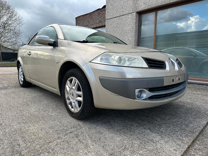 Renault Megane Cabrio Automaat 1.6 Benzine 2008, Auto's, Renault, Bedrijf, Te koop, Mégane, ABS, Airbags, Airconditioning, Elektrische buitenspiegels