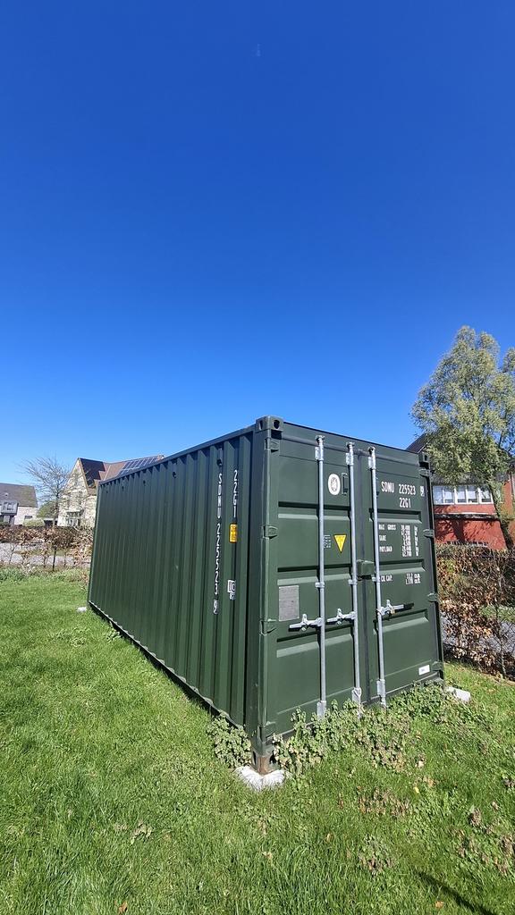 Conteneur maritime de 20 pieds comme neuf, Enlèvement