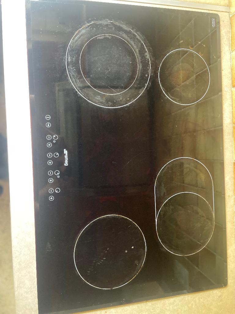 Elektrische kookplaat SMEG, Ophalen, Gebruikt, 4 kookzones, Inbouw