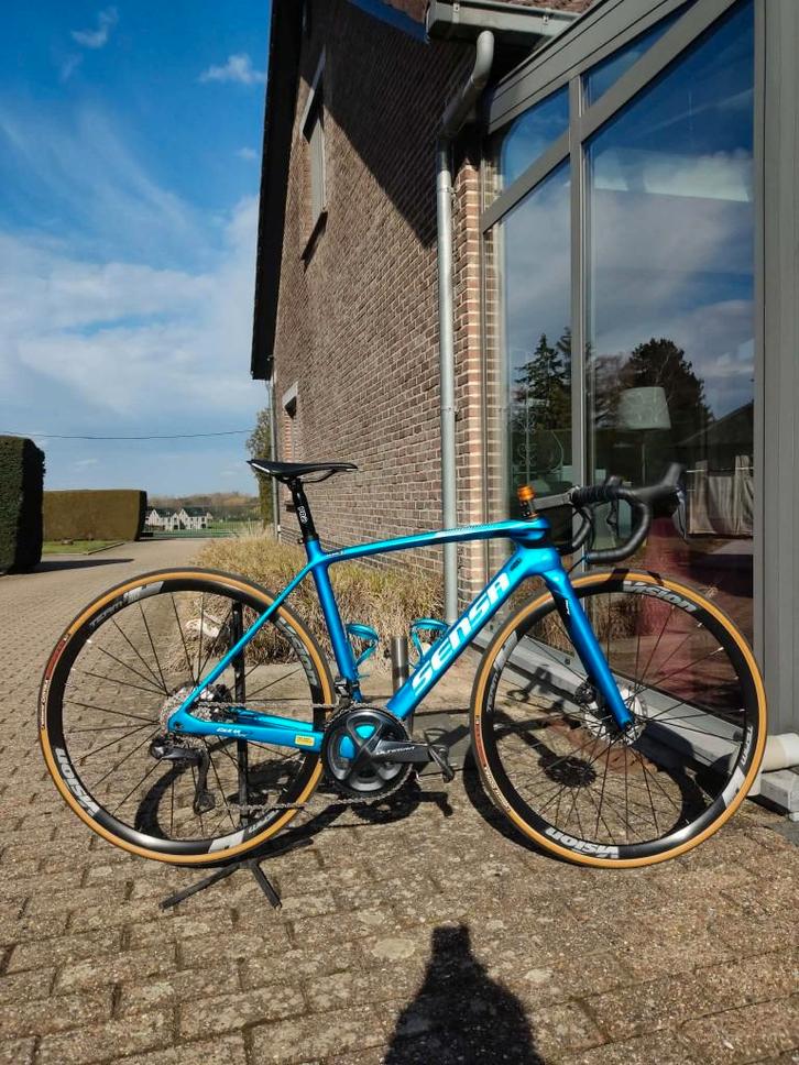 Sensa Giulia G3 Disc Ocean Metallic LTD di2 maat51, Fietsen en Brommers, Fietsen | Racefietsen, Gebruikt, Overige merken, Meer dan 20 versnellingen