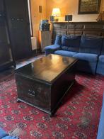 Vintage houten koffer / dekenkist, Ophalen, Zo goed als nieuw