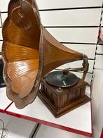 Gramophone Ancien à Pavillon Bois "Fleur" - Circa 1910, Enlèvement