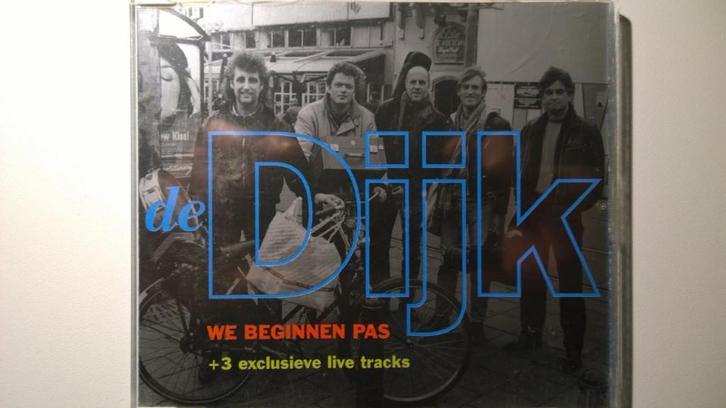 De Dijk - We Beginnen Pas, Cd's en Dvd's, Cd Singles, Zo goed als nieuw, Rock en Metal, 1 single, Maxi-single, Ophalen of Verzenden