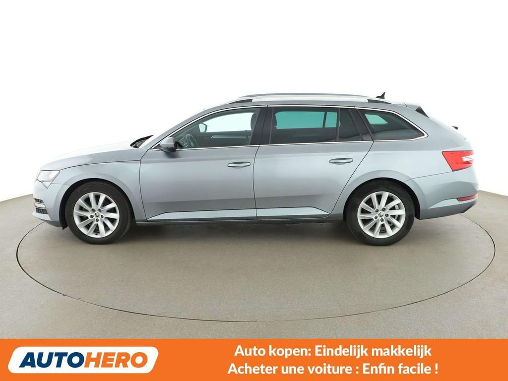 Skoda Superb 1.4 Plug-in Hybrid Ambition iV (bj 2021), Auto's, Skiluik, Stof, Gebruikt, 1395 cc