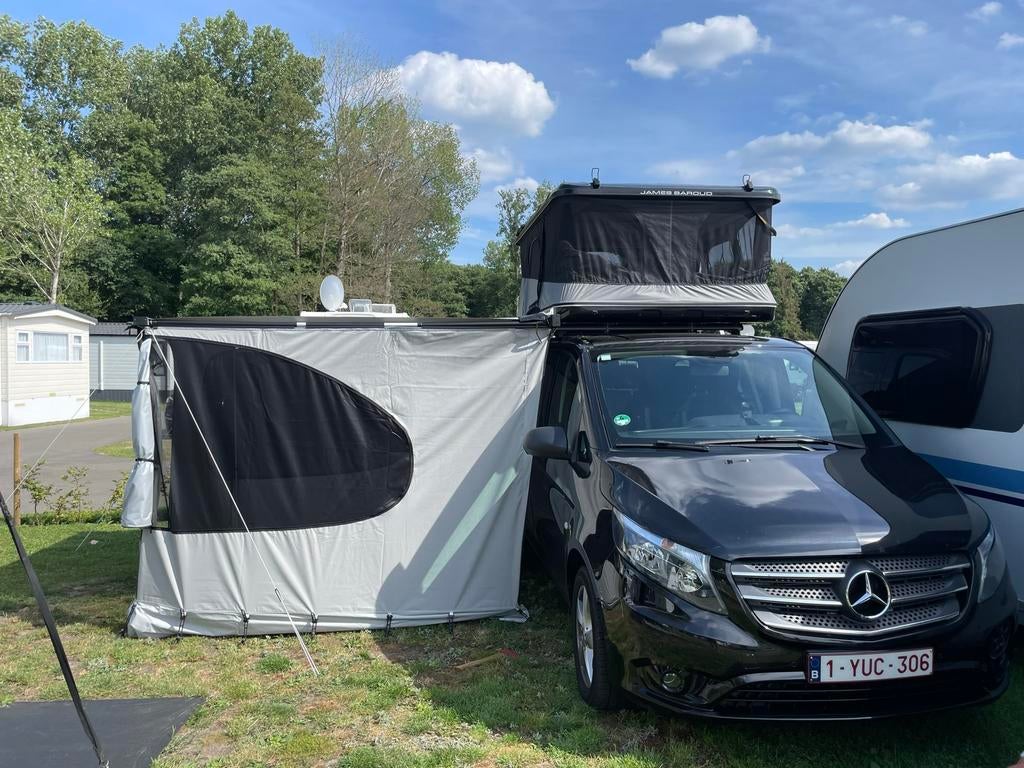 James Barroud zijtent en luifel., Caravans en Kamperen, Tenten, Ophalen, Zo goed als nieuw