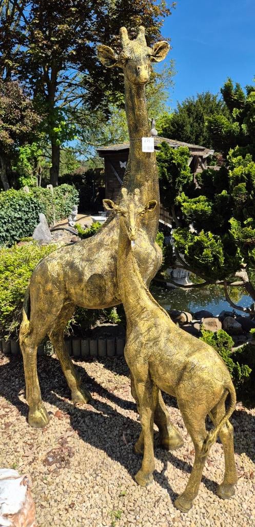 Giraffen groot en klein, Ophalen, Nieuw, Kunststof, Dierenbeeld