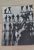 Vintage zwart wit mini poster Elvis Presley, Ophalen of Verzenden, Zo goed als nieuw, Foto of Kaart
