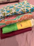 Lots de housses de couette et drap, Enlèvement ou Envoi, Utilisé, Bleu