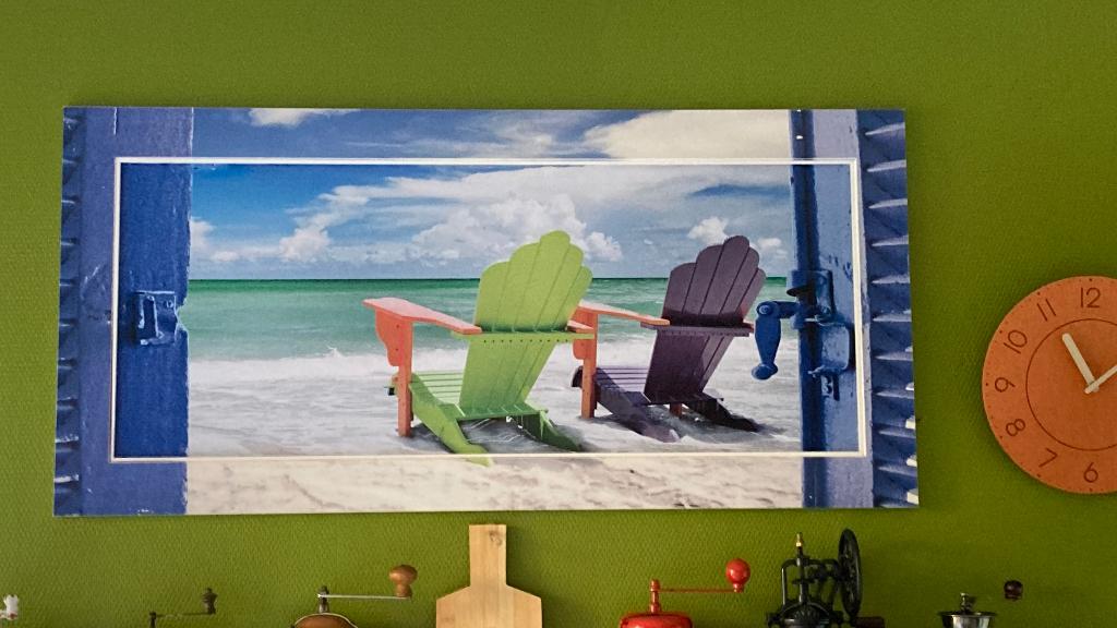 Muurdecoratie op hout, Ophalen, Print