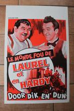 filmaffiche Laurel And Hardy door dik en dun filmposter, Enlèvement ou Envoi, Rectangulaire vertical, A1 jusqu'à A3, Comme neuf