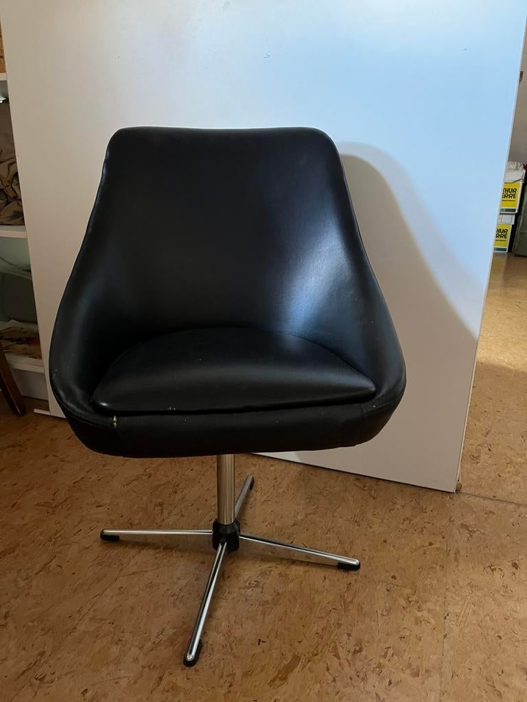 Vintage skai leren zetel, Enlèvement, Utilisé, Cuir