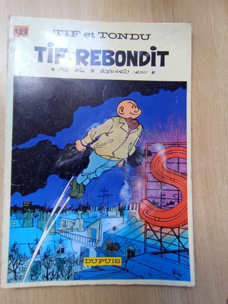 Tif et Tondu, Tif rebondit, Livres, Enlèvement ou Envoi, Une BD, Utilisé, Will/Rosy