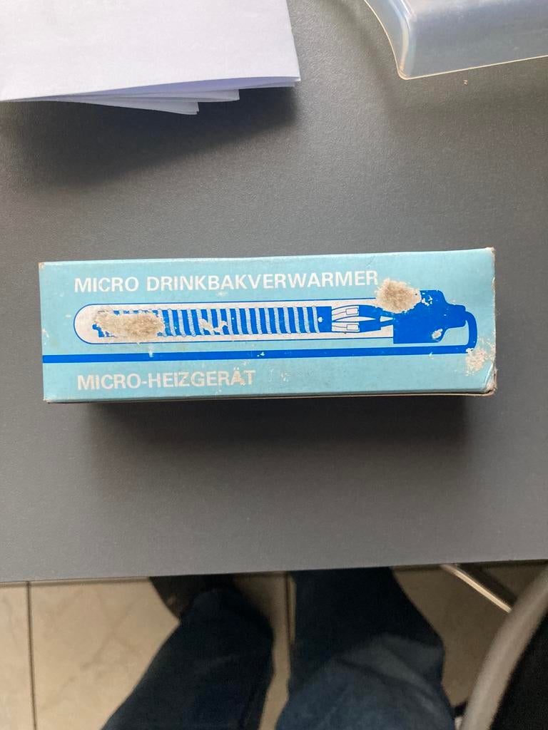 Chauffe-eau, eau potable, oiseaux, Animaux & Accessoires, Oiseaux | Cages & Volières, Enlèvement, Neuf, Volière