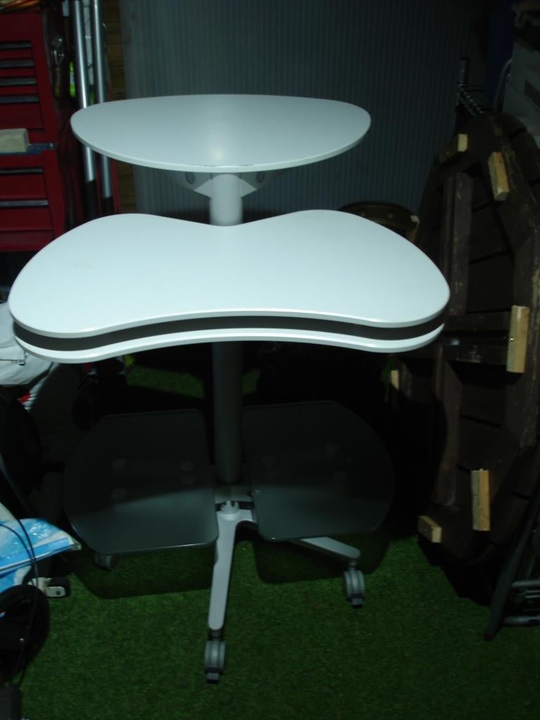 Manicure tafel Mobiele Laptop werkplek hoogte verstelbaar, Ophalen, Overige typen, In hoogte verstelbaar, Metaal