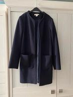 mantel dames 36, Kleding | Dames, Jasjes, Kostuums en Pakken, H&M, Blauw, Nieuw, Ophalen of Verzenden