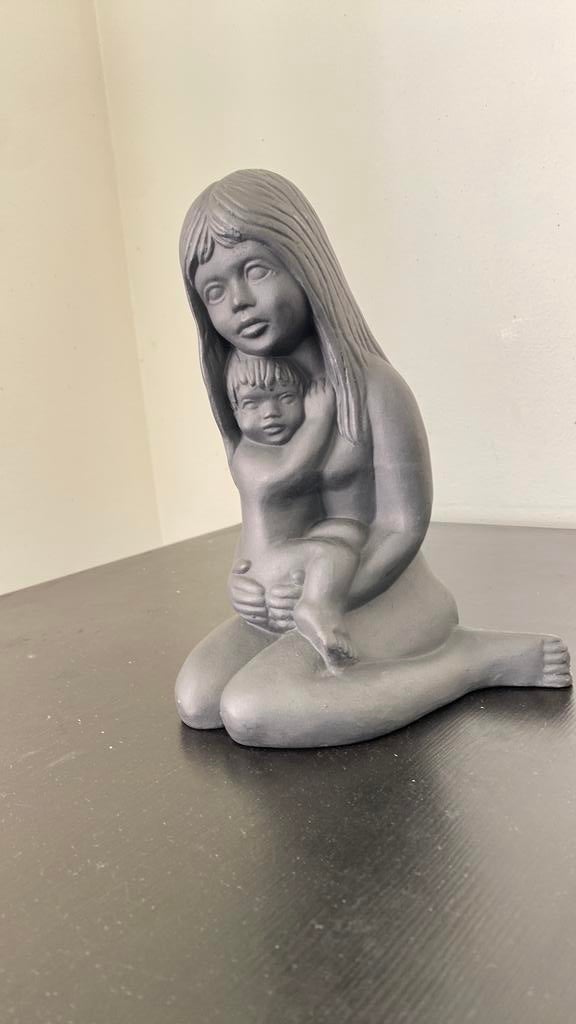 Emiel Laskaris - Keramiek "Moederschap" (Gent), Antiek en Kunst, Kunst | Overige Kunst, Ophalen of Verzenden