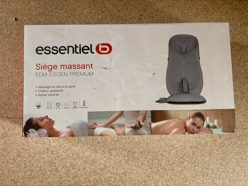 Siège massant chauffant, Sport en Fitness, Massageproducten, Zo goed als nieuw, Apparaat, Ophalen