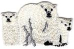 IJsbeer stoffen opstrijk patch embleem #2, Verzenden, Nieuw