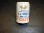 Kronenbier mini bierpot Zottegem, Ophalen of Verzenden, Zo goed als nieuw, Pul(len), Overige merken