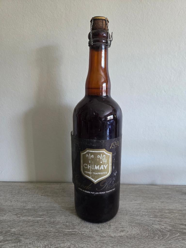 Bouteille Chimay bleu 1990, Collections, Enlèvement, Utilisé, Bouteille(s)