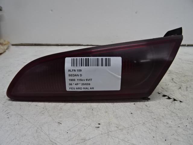 PANNEAU ARRIÈRE DROIT AVEC LAMPE Alfa Romeo 159 (939AX), Utilisé, Alfa Romeo