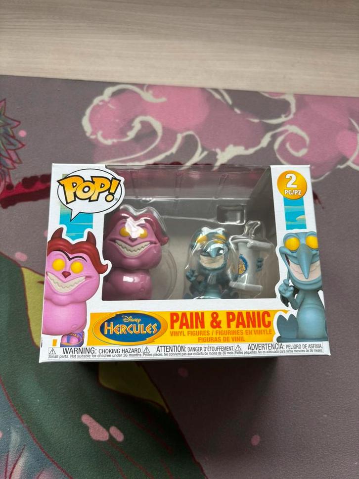 Funko POP! Disney Hercules – Pain & Panic 2-Pack Sidekicks, Verzamelen, Poppetjes en Figuurtjes, Ophalen of Verzenden