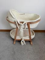 Couffin en Macramé avec Support Bois, Enlèvement, Comme neuf
