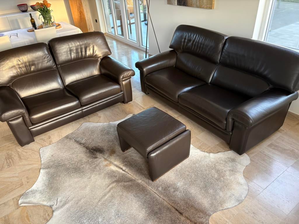 Lederen zetels, Ophalen, Gebruikt, Leer, Modern