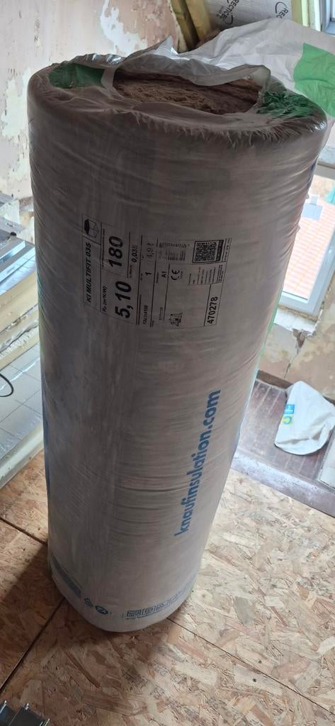 Knauff multifit 18cm, Bricolage & Construction, Neuf, Laine de verre, Isolation de toiture, Enlèvement