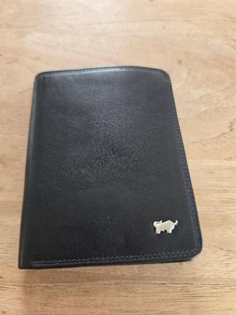 Portefeuille - Braun Buffel, Zwart, Zo goed als nieuw, Leder, Ophalen