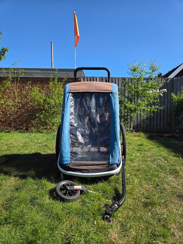 Hamax Avenida for 2, Vélos & Vélomoteurs, Accessoires vélo | Remorques, Utilisé, Remorque pour enfant, 40 à 60 kg, Suspension