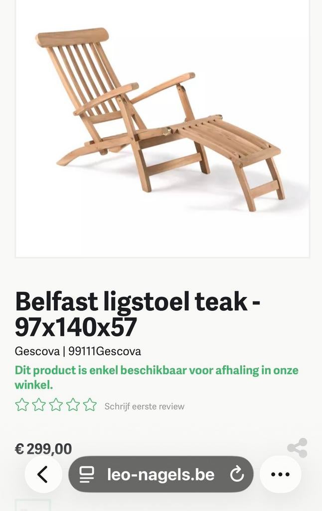 Teak tuindekstoelen met kussens 2 stuks, Ophalen, Gebruikt