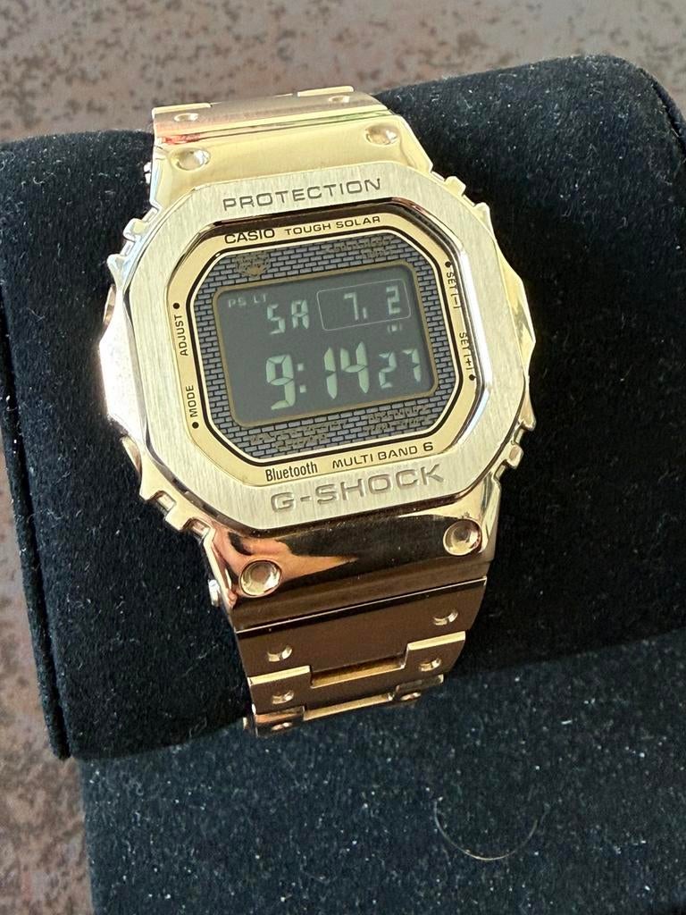 Casio G-Shock GMW-B5000 Gold, Bijoux, Sacs & Beauté, Montres | Hommes, Comme neuf, Montre-bracelet, Casio, Acier, Acier, Enlèvement ou Envoi