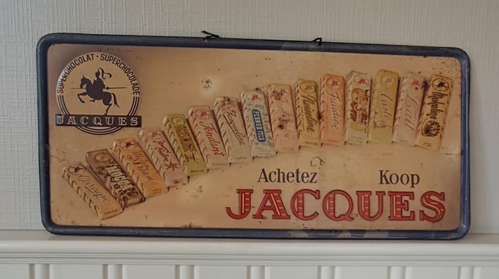 Panneau publicitaire en chocolat Jacques, Enlèvement ou Envoi