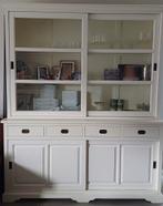 Massieve vitrine kast, Ophalen, Gebruikt, 200 cm of meer, 150 tot 200 cm