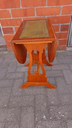 Oud bijzettafeltje,uitklapbaar, Ophalen, Minder dan 45 cm, Gebruikt, Ovaal