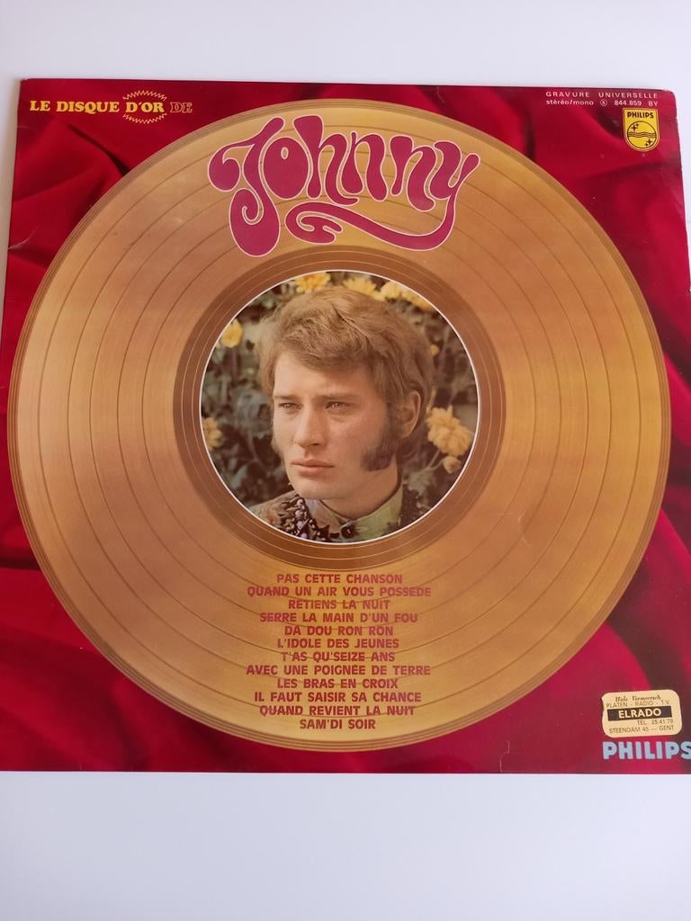 JOHNNY HALLYDAY. DE GOUDEN PLAAT 1968. LP, Cd's en Dvd's, Vinyl | Overige Vinyl, Ophalen of Verzenden