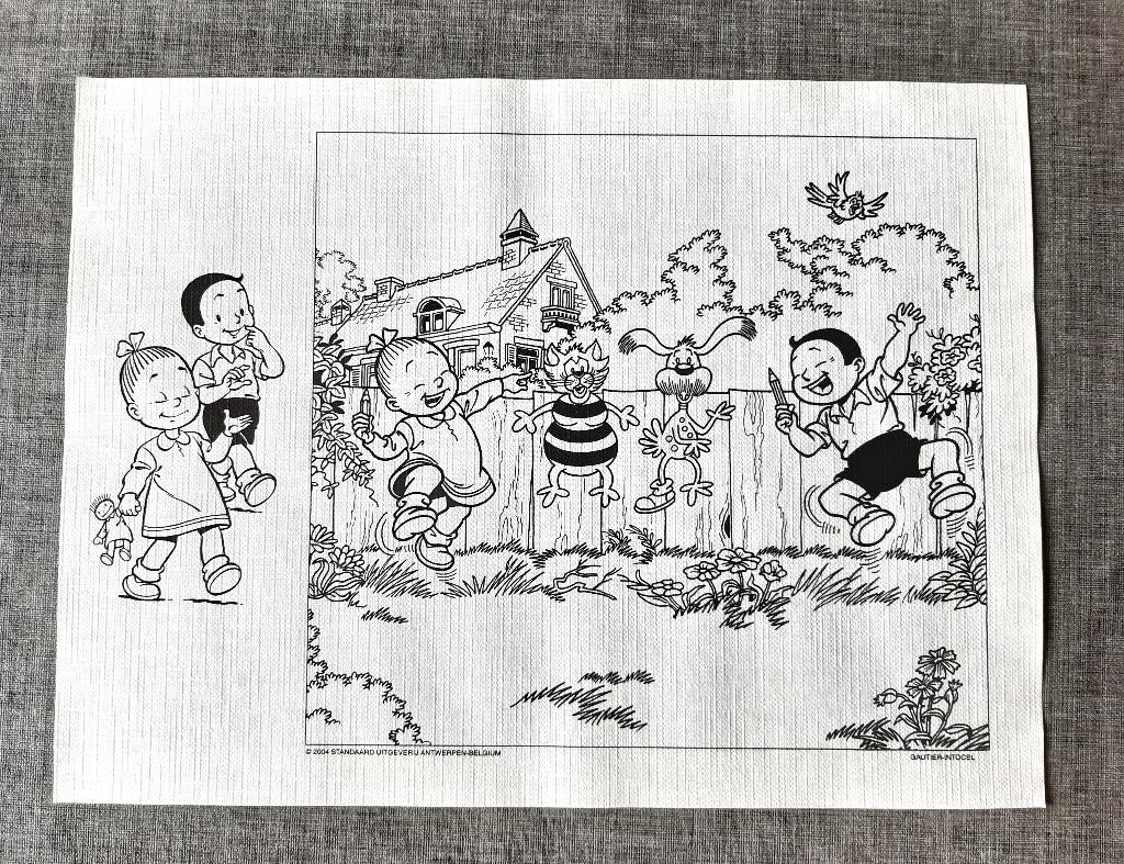 Kleurmats placemats kleurplacemats Klein Suske en Wiske 2004, Ophalen of Verzenden, Suske en Wiske, Nieuw, Overige typen